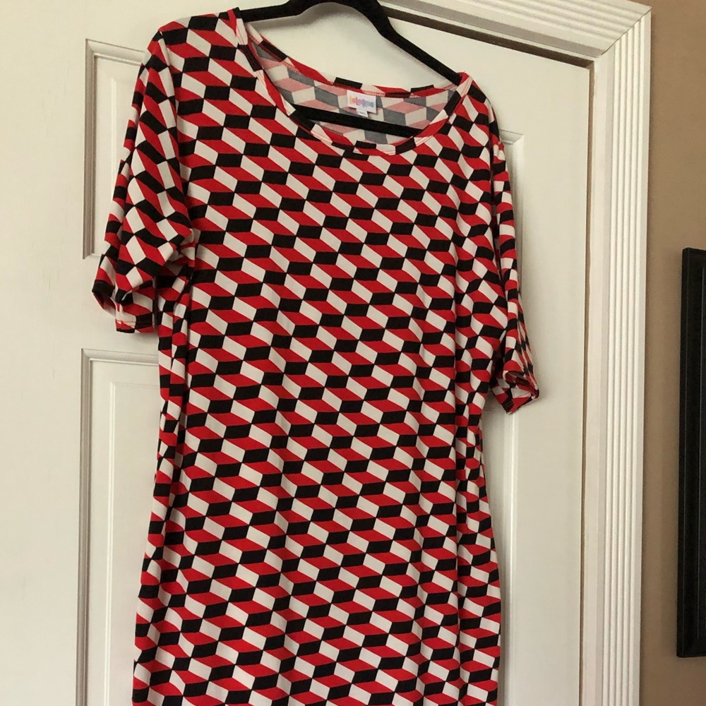 LuLaroe geometric print comfort dress